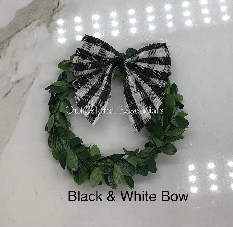 1 Pc. Artsian Made Dollhouse Miniature Wreath I Miniature Doll Wreath I Miniature Christmas Decor I 1:12 Scale Mini | Miniature Christmas