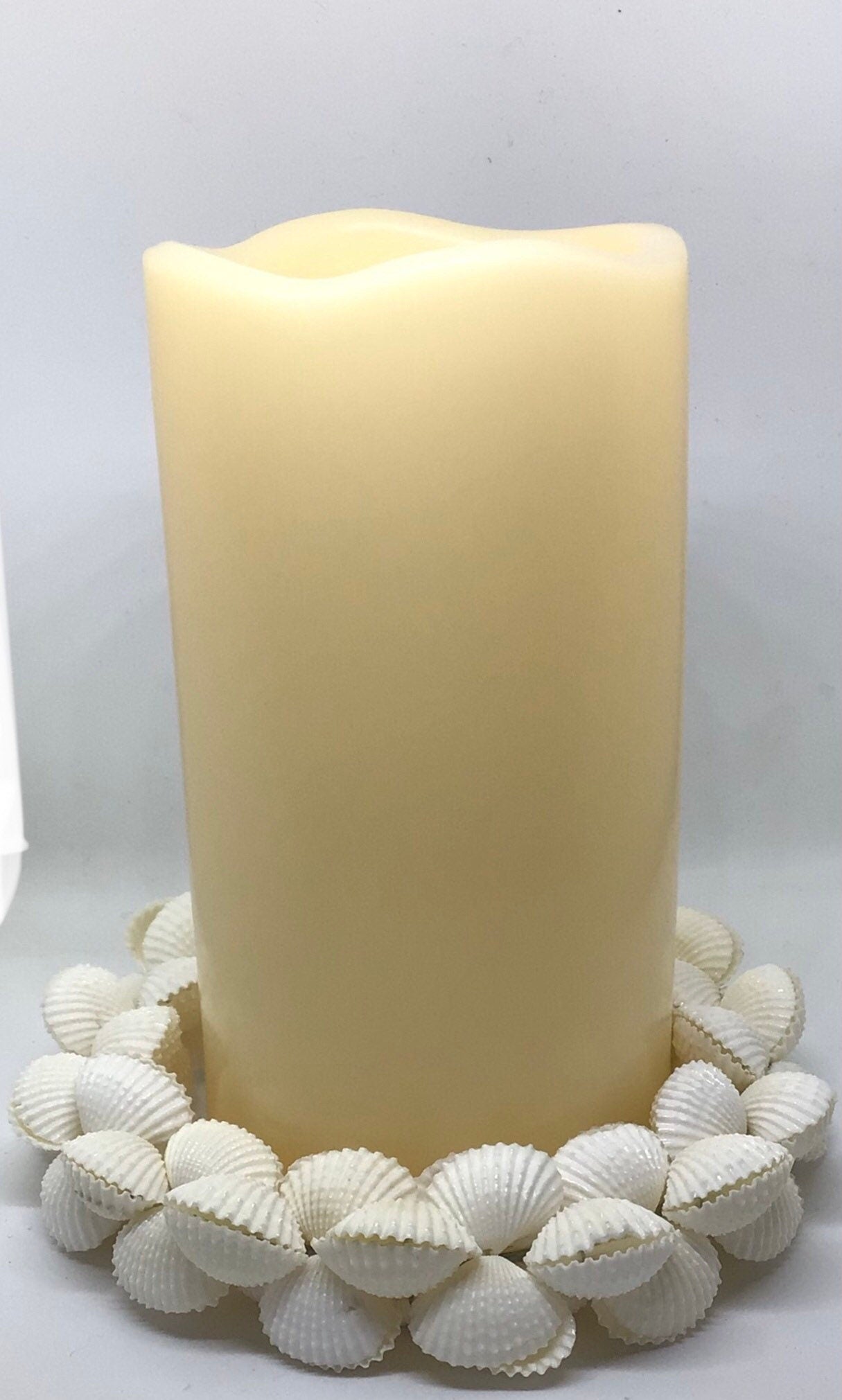 Candle Ring | Candle Holder | Pillar Candle Accents | Pillar Candle Decor | Wedding Candle | Pillar Candle Coastal Additions