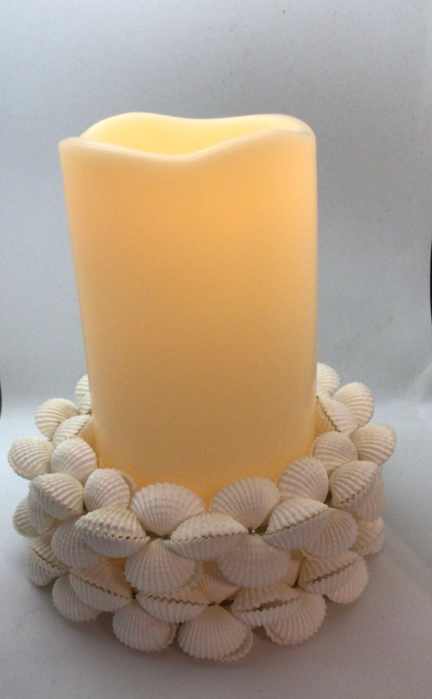 Candle Ring | Candle Holder | Pillar Candle Accents | Pillar Candle Decor | Wedding Candle | Pillar Candle Coastal Additions