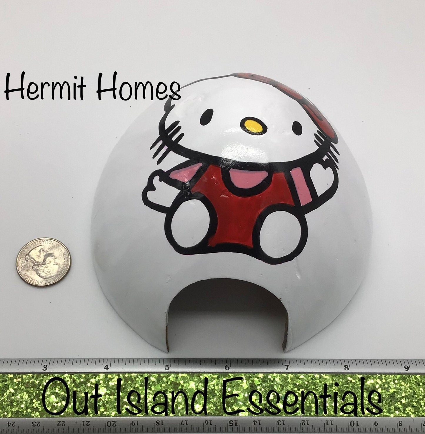 Hermit Crab Home I Hermit Crab Hide Away I Hermit Crab House I Hermit Crab Accessories I Hermit Crab House I Coconut Home For Hermie