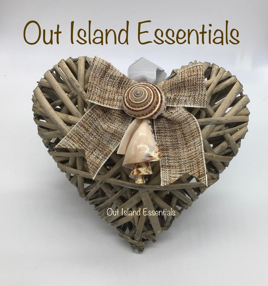 Coastal Driftwood Heart I Driftwood Decor I Coastal Valentine I Driftwood Love I Seashell Love