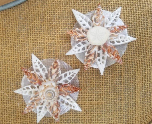 Snowflake Ornament, Seashell Snowflake Christmas Ornament, Seashell Ornament, Coastal Christmas Shell Snowflake, Snowflake, Coastal Ornament