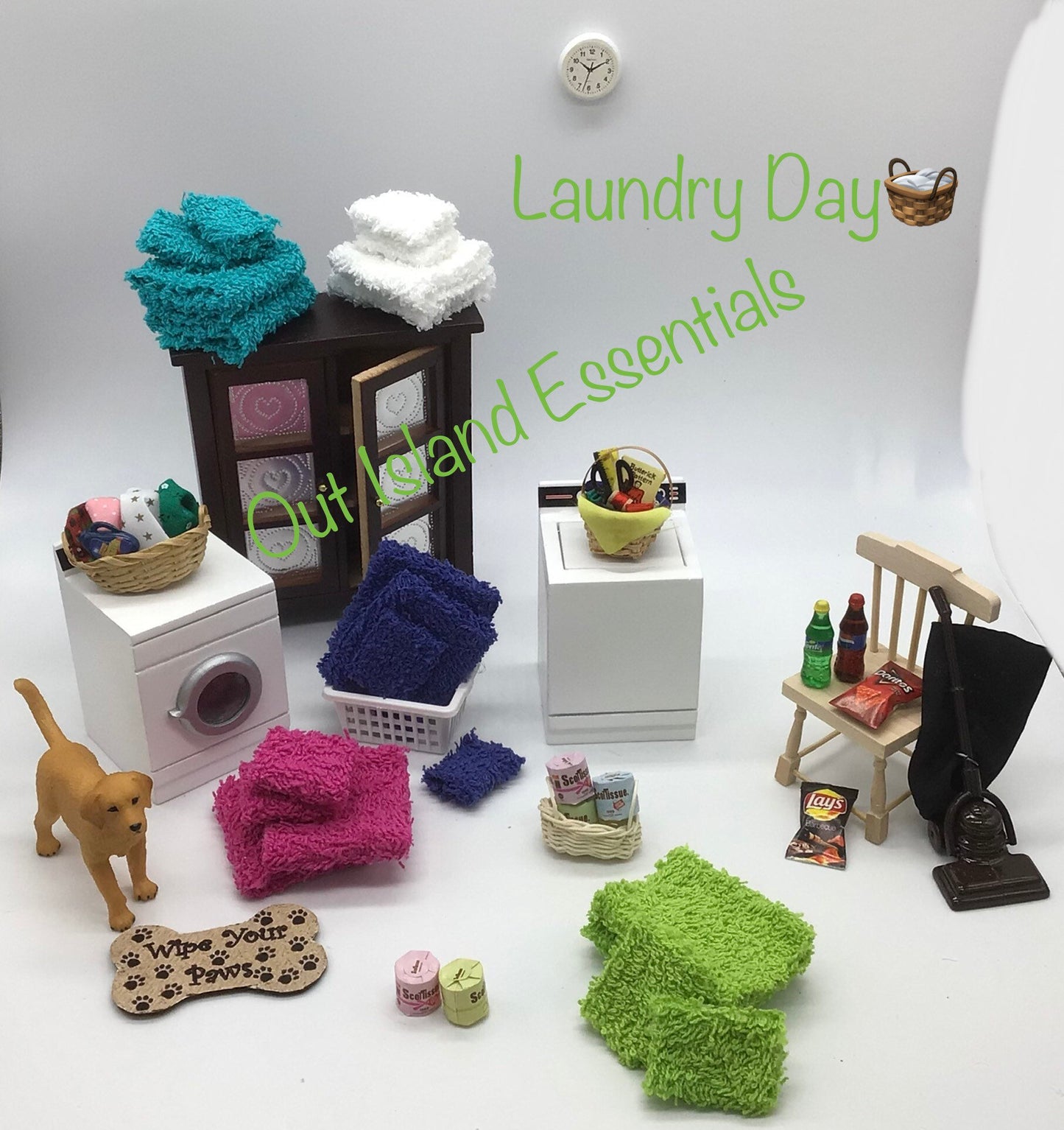 Dollhouse Miniature Laundry Detergent I Dollhouse Clean Up I Miniature Laundry Soap I Miniature Laundry Supplies