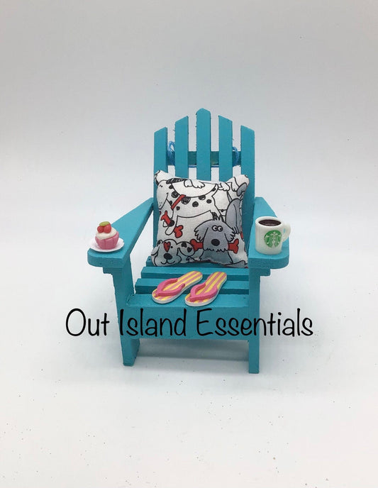 Adirondack Ornament, Christmas Beach Ornament, Adirondack Chair Christmas Ornament, Beach Chair Christmas Ornament, Adirondack Chair