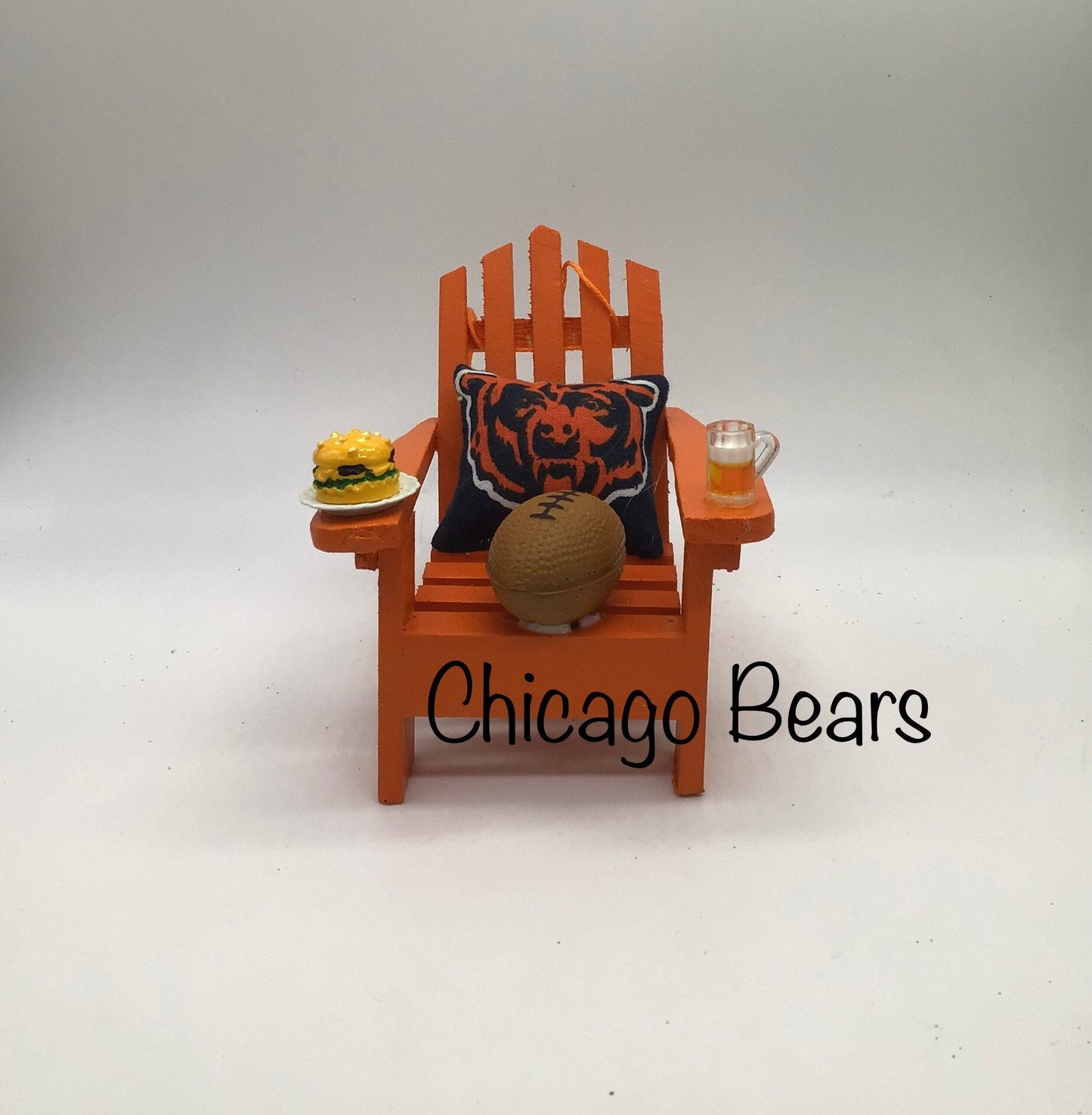 Chicago Bears Ornament I NFL Football Christmas Ornament I Bears Christmas Ornament I Chicago Bears Coastal Christmas