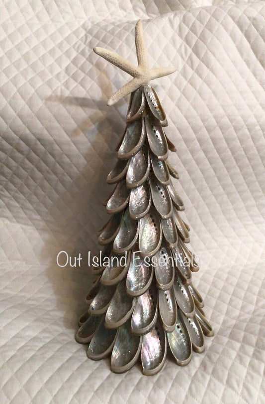 Seashell Christmas Tree I Coastal Christmas Tree I Coastal Decor I Abalone Seashell Tree I Coastal Christmas Decor I Coastal Cottage