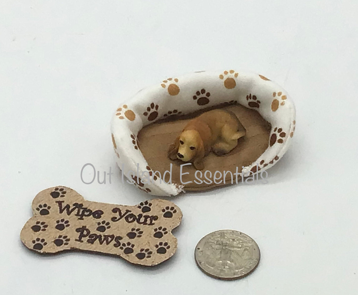 Miniature Airdale Terrier Dog I Dollhouse Miniature Pet I Miniature Furry Pets I Miniature Terrier Dog