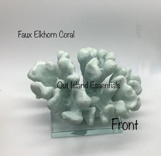 Faux Elkhorn Coral Display, Coral Decoration, Eco Friendly Coral, Faux Coral Decor