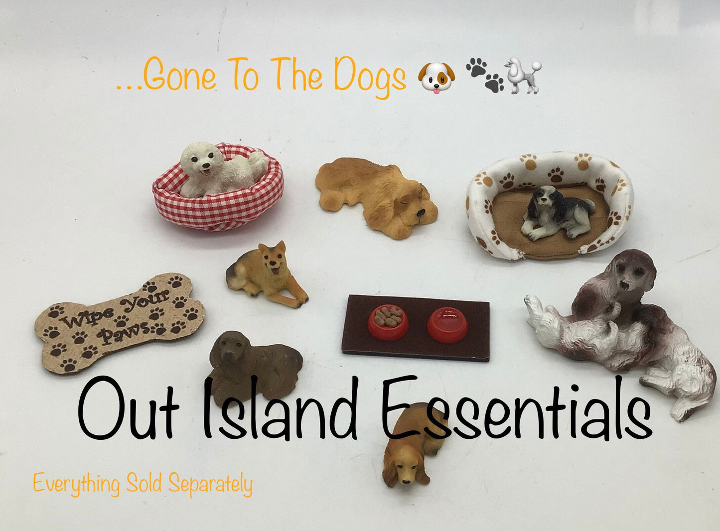 Miniature Welsh Springer Spaniel Dog I Dollhouse Miniature Pet I Miniature Furry Pets I Miniature Welsh Springer Spaniel Dog
