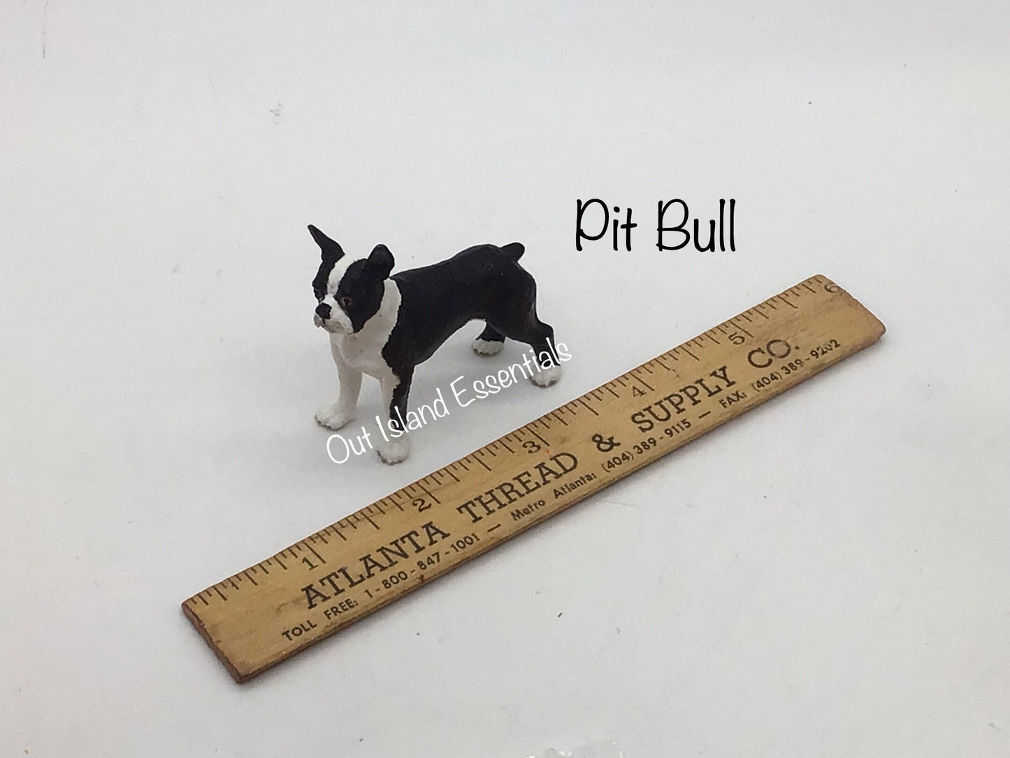 Miniature Boston Terrier Dog I Dollhouse Miniature Pet I Miniature Furry Pets I Miniature Terrier Dog