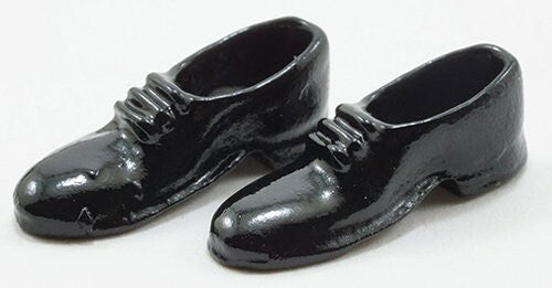 1 Pair Of 1:12 Scale Dollhouse Men's Shoes