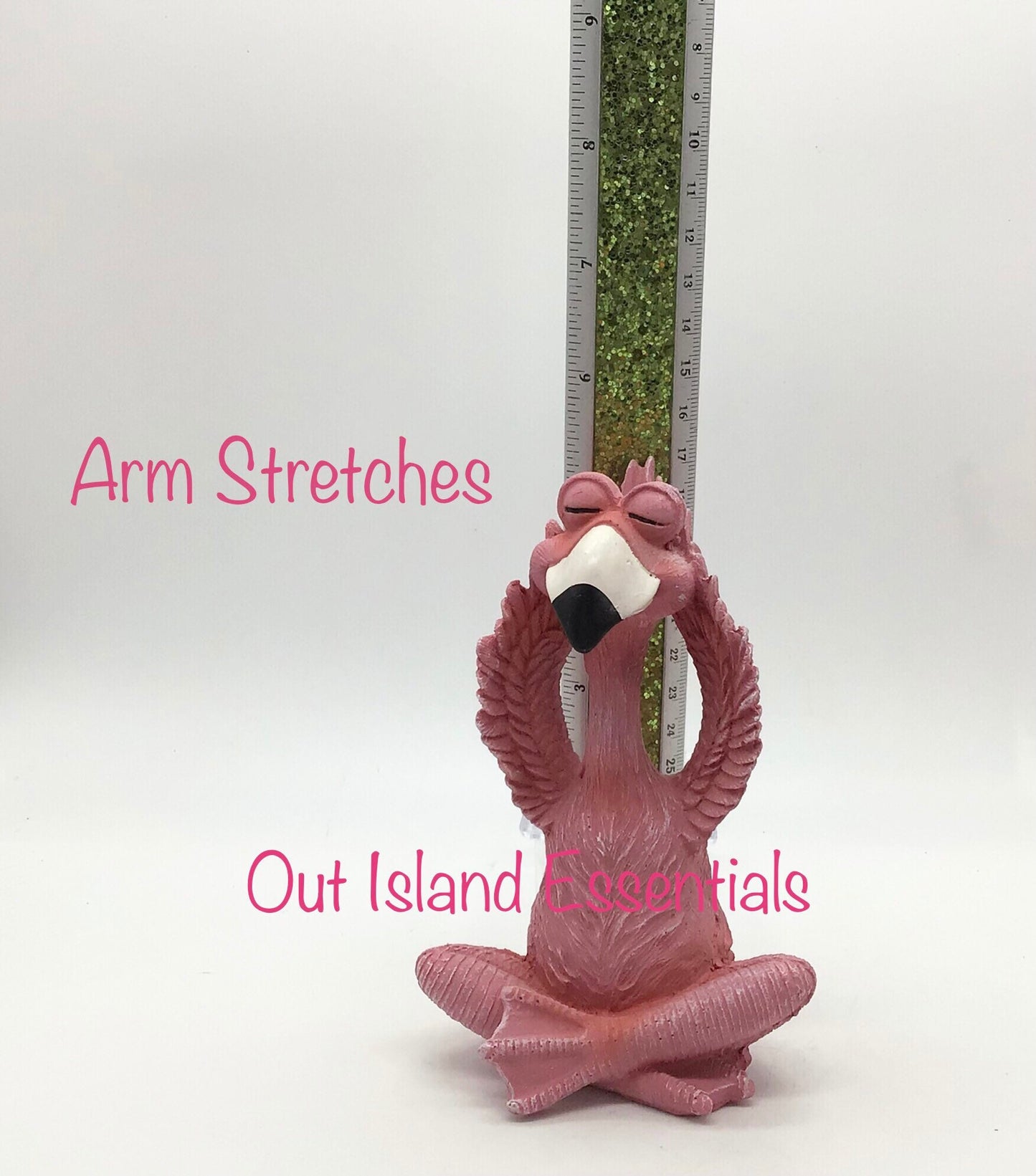 Flamingo Trio Yoga Statue Decoration