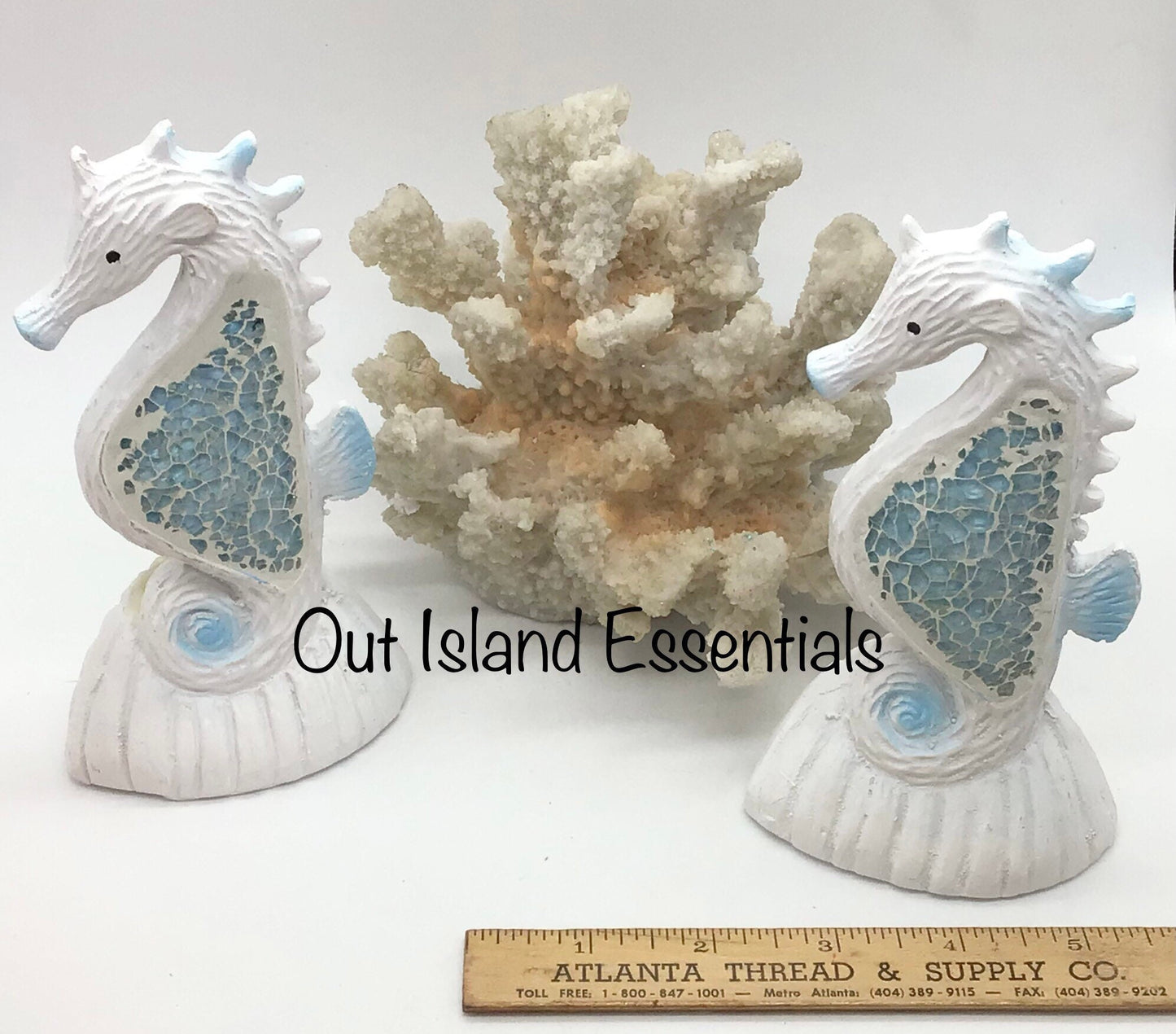 One Seahorse Statue I Coastal Seahorse Lover I Seahorse Statue Decor I Coastal Decor