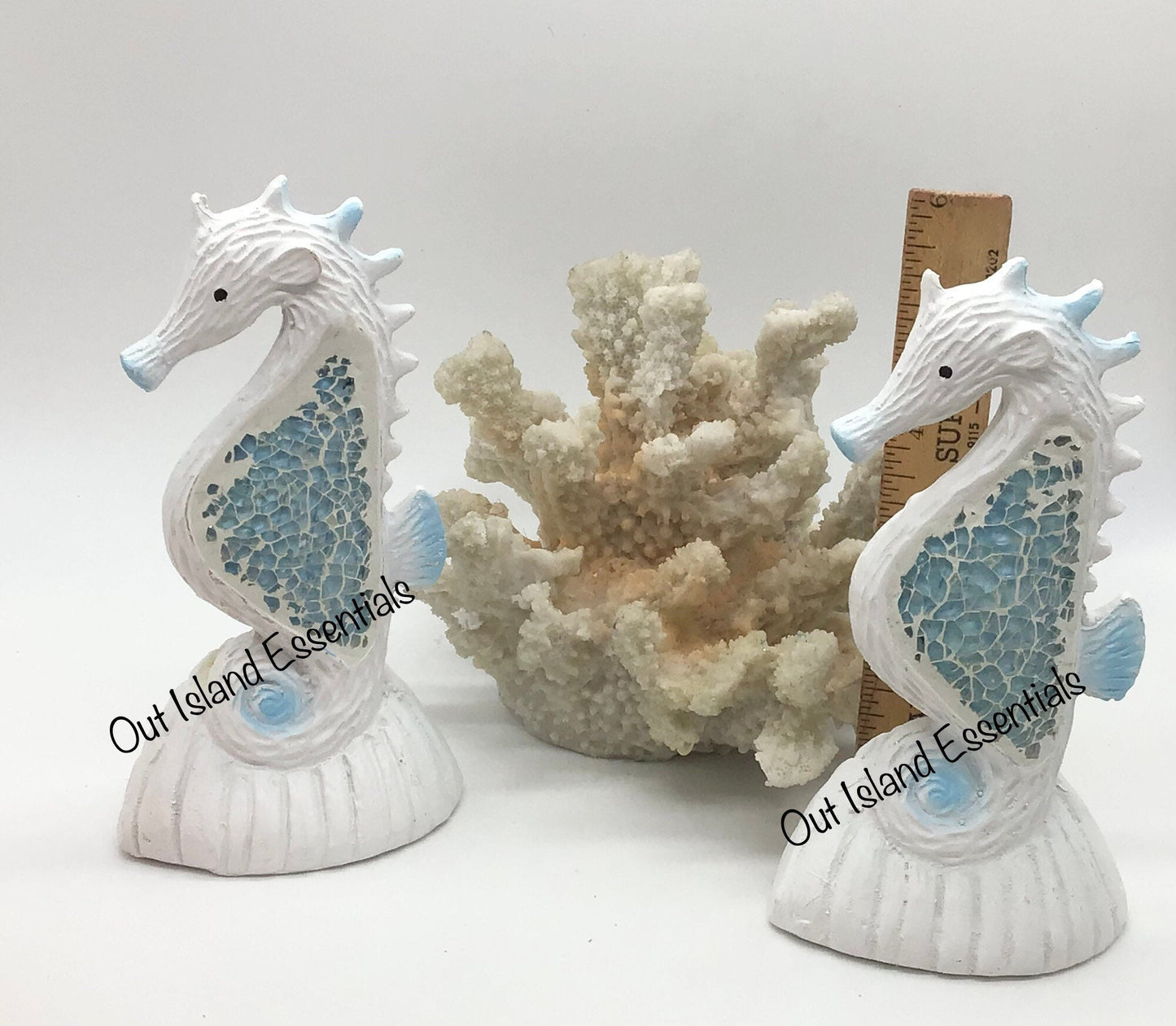 One Seahorse Statue I Coastal Seahorse Lover I Seahorse Statue Decor I Coastal Decor