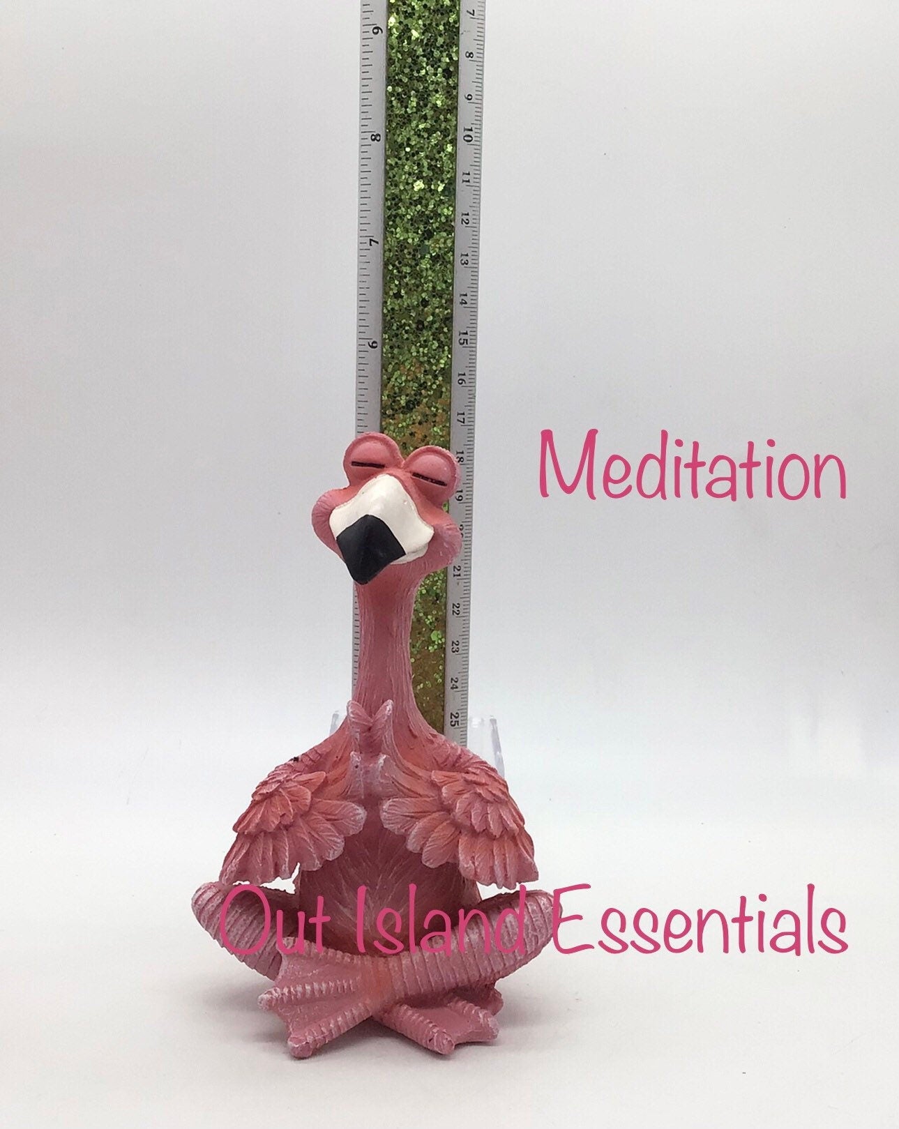 Flamingo Trio Yoga Statue Decoration