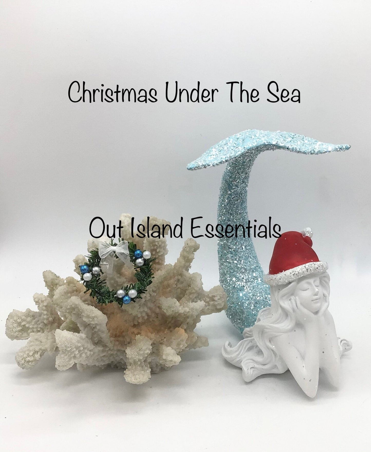 Christmas Mermaid Statue Decoration Daydreaming Christmas Mermaid