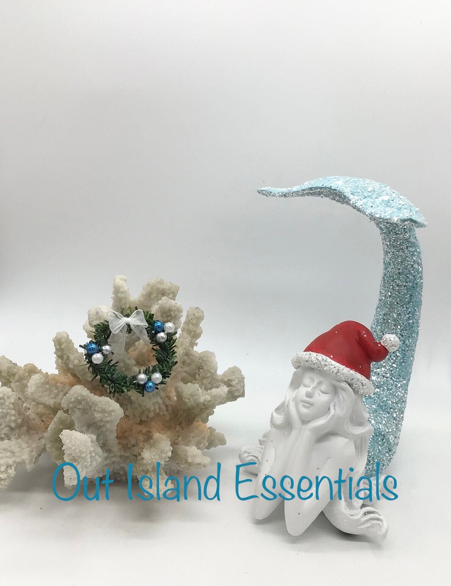 Christmas Mermaid Statue Decoration Daydreaming Christmas Mermaid