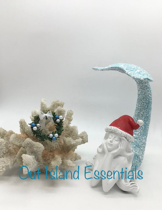 Christmas Mermaid Statue Decoration Daydreaming Christmas Mermaid