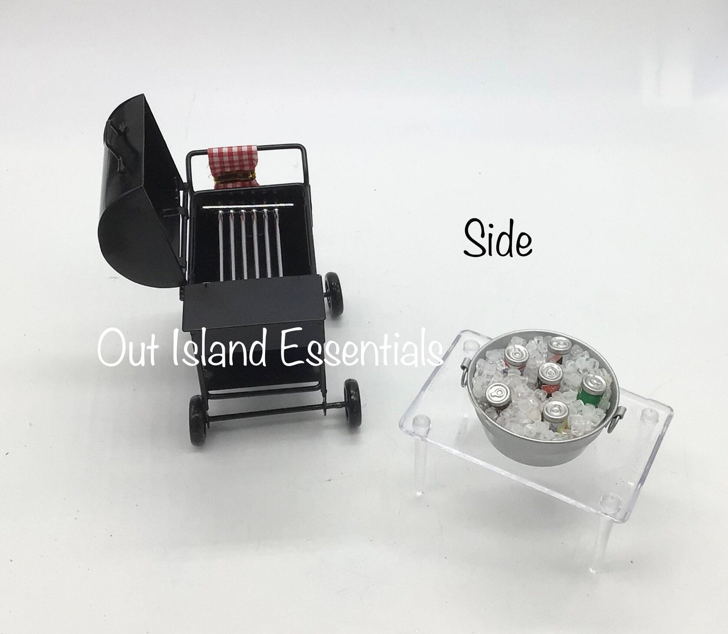 1:12 Scale Large Dollhouse Miniature BBQ Grill