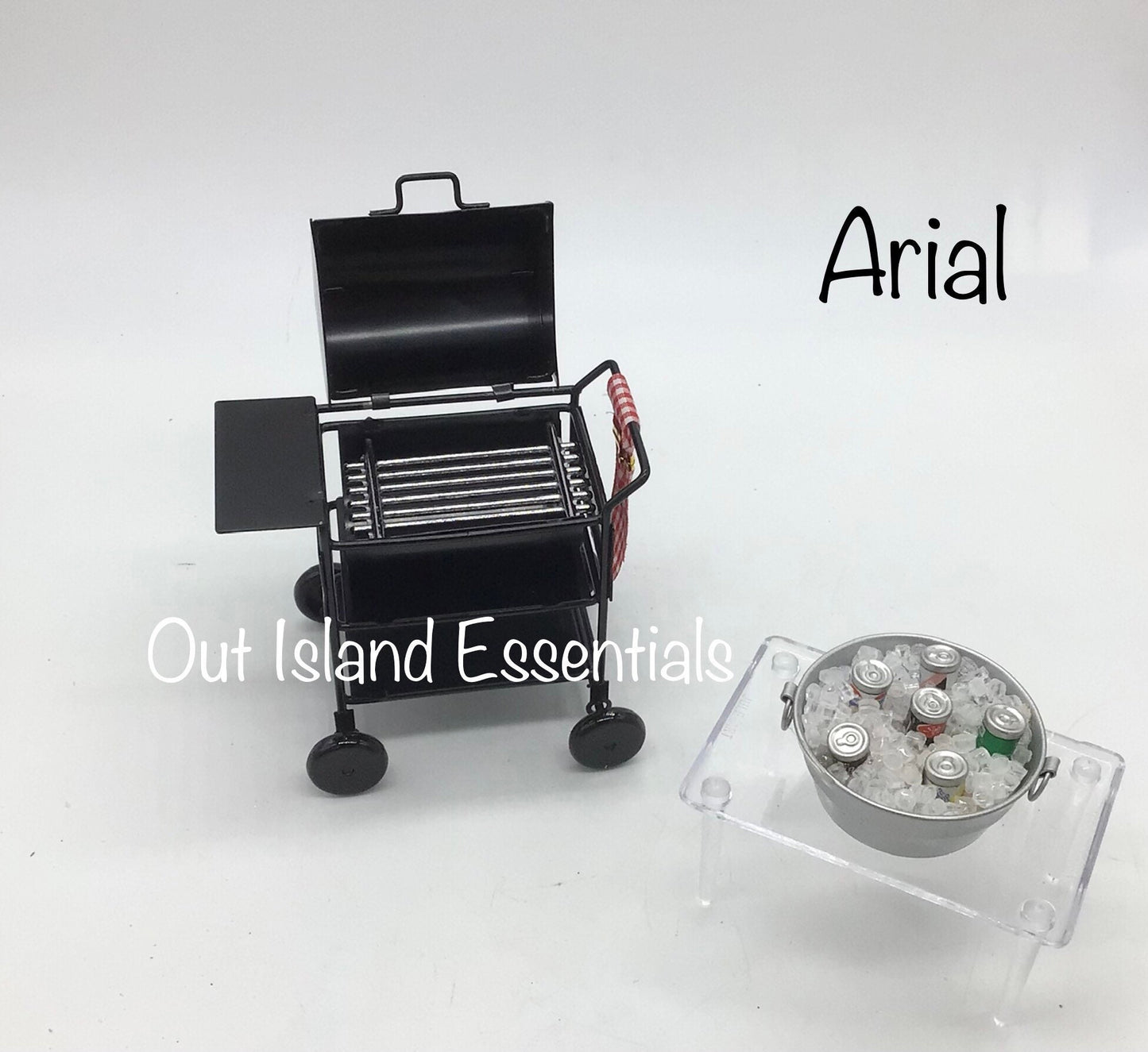 1:12 Scale Large Dollhouse Miniature BBQ Grill