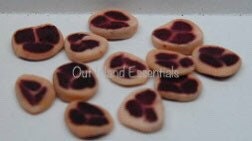 Dollhouse Miniature Raw Steak I 12 Pc. Miniature Doll Steak I Miniature Dollhouse Grilling I 1:12 Scale Dollhouse Summer Fun Accessories