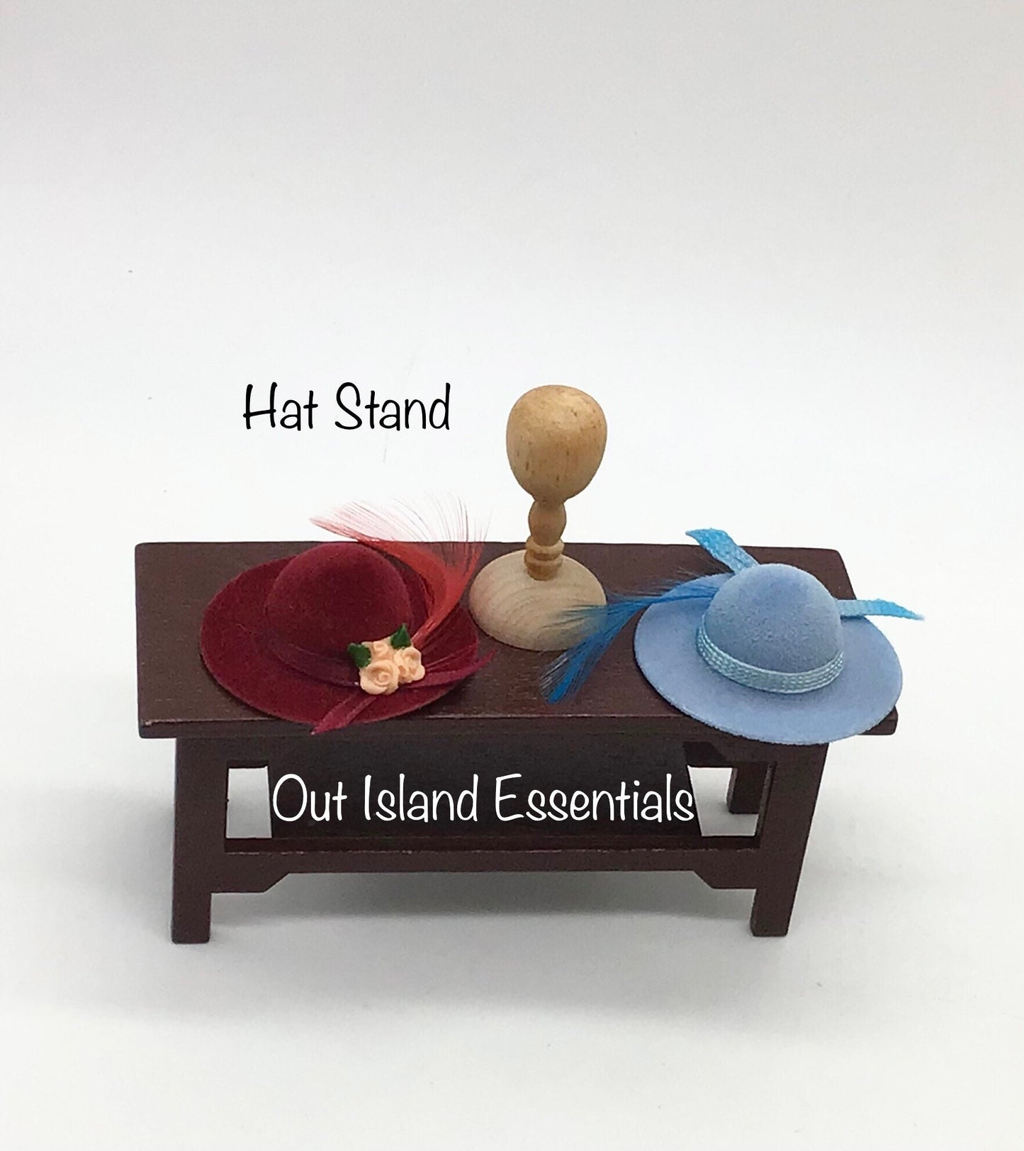 Miniature Hat Stand ONLY I Miniature Women's Hat Stand I Dollhouse 1 12 Scale Hat Display Stand I Miniature Clothing Accessories