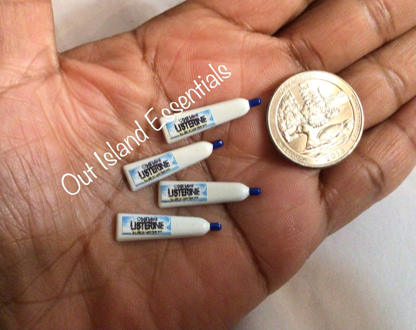 Miniature Toothpaste I Miniature Toiletries I Miniature Dollhouse Toothpaste I 1:12 Scale Dollhouse Necessities