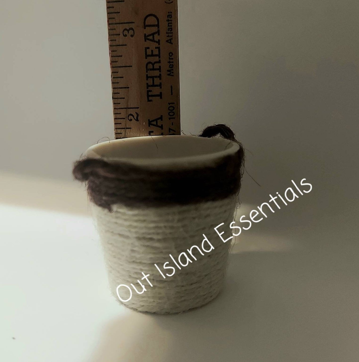 Dollhouse Miniature Basket I Miniature Plastic Basket I Miniature Planter I 1:12 Dollhouse Miniatures