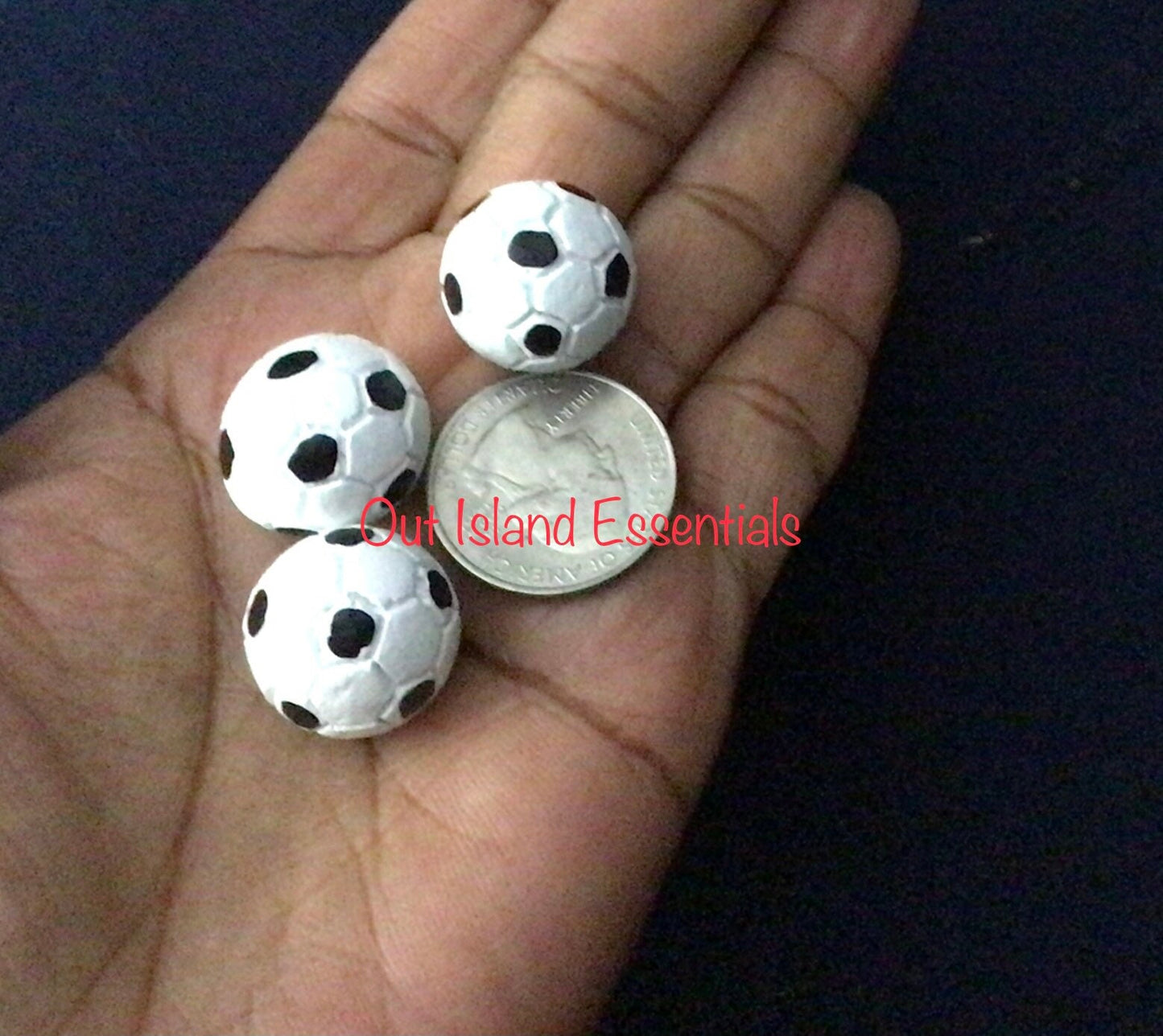 Miniature Soccer Ball I Miniature Football Ball I Dollhouse Miniature Sports I Dollhouse 1:12 Scale Team Sports