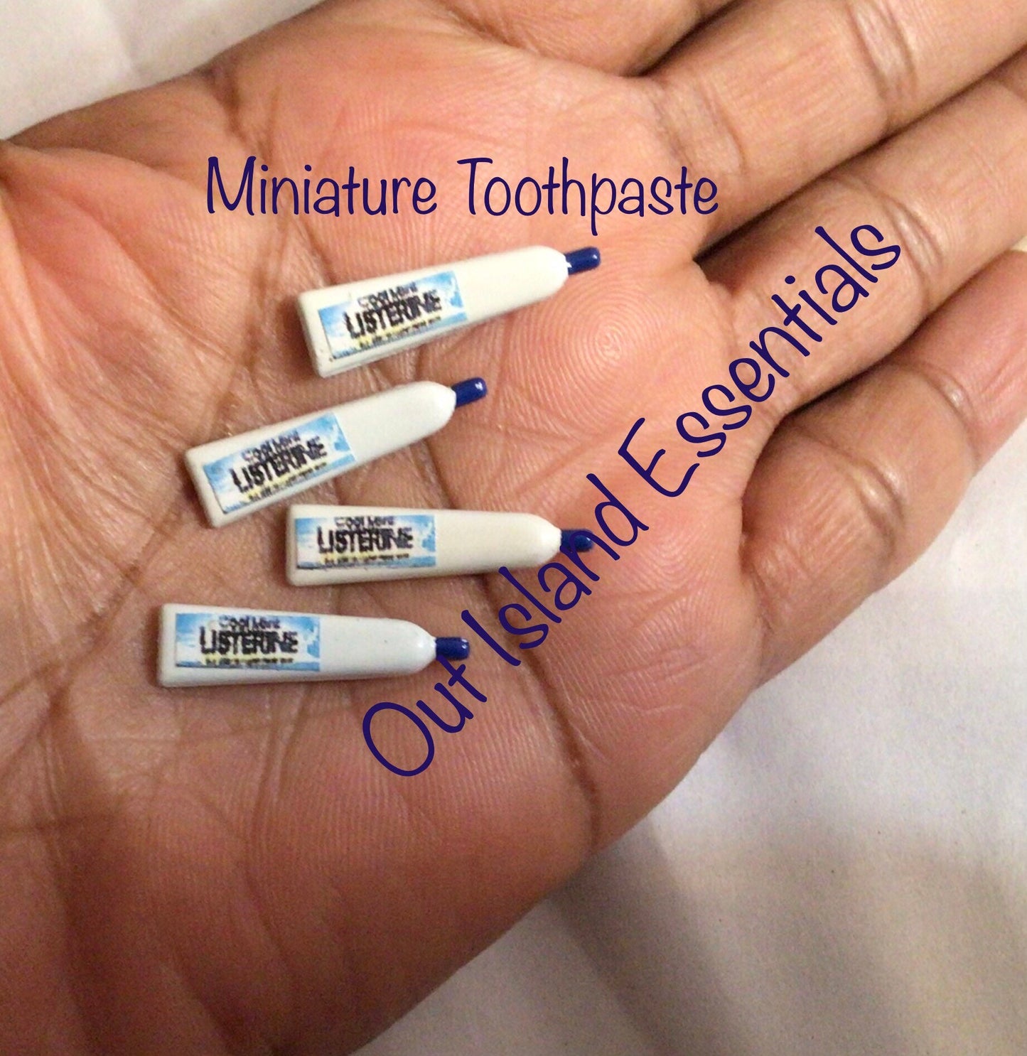 Miniature Toothpaste I Miniature Toiletries I Miniature Dollhouse Toothpaste I 1:12 Scale Dollhouse Necessities