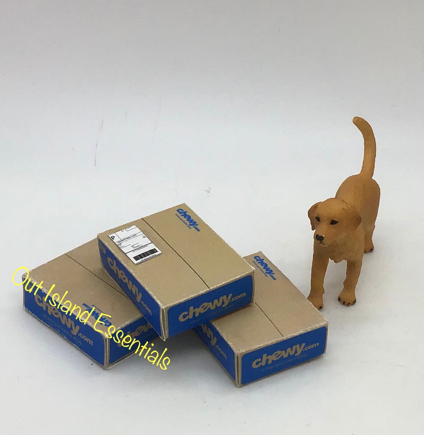 3 Pcs. Dollhouse Popular Dog Packages, Miniature Doll Mail 1:12 Scale