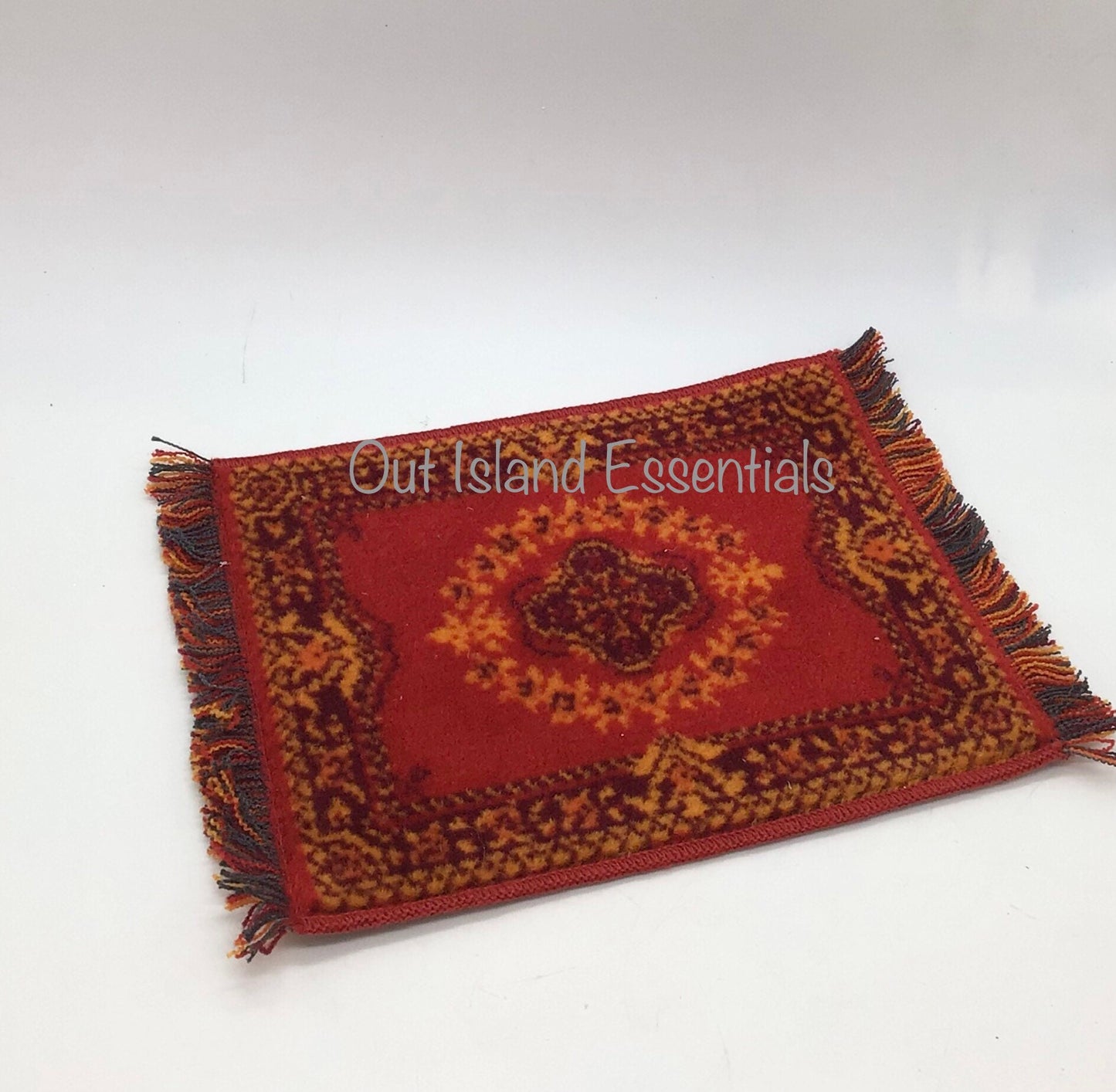 Miniature Area Rug | Miniature Accent Carpet | Dollhouse Area Rug | Miniature Turkish Carpet