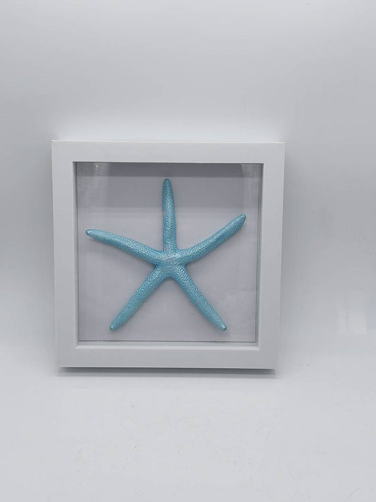 Shadow Box Starfish I Coastal Wall Decor I Coastal Beach Picture I Coastal Shadow Box I Coastal Frame