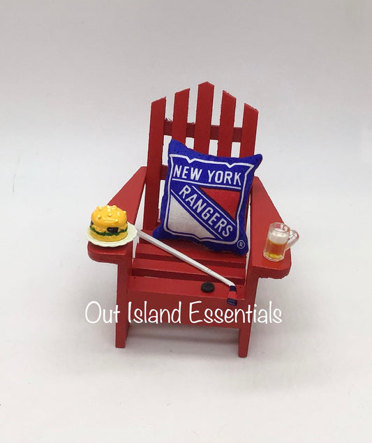 New York Rangers Hockey Ornament I Professional Hockey Christmas Ornament I Rangers Christmas Ornament I Unique Christmas Ornaments