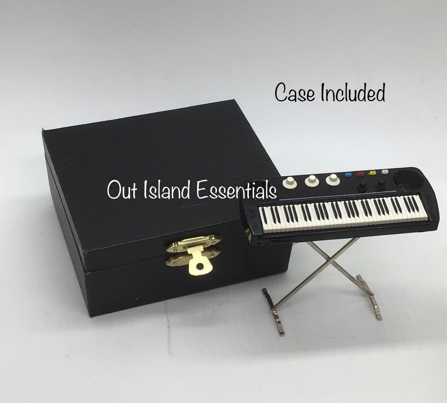 Miniature Key Board I Miniature Electric Piano I Miniature Music I Miniature Musician I 1:12 Scale Doll Instruments