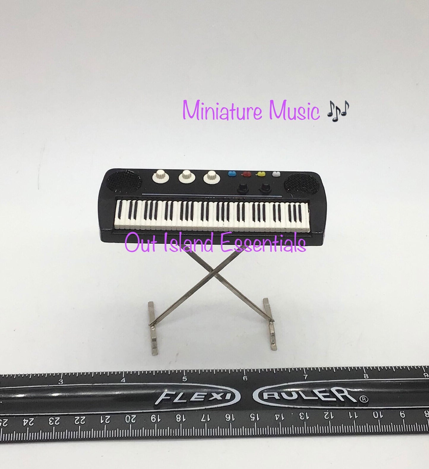 Miniature Key Board I Miniature Electric Piano I Miniature Music I Miniature Musician I 1:12 Scale Doll Instruments