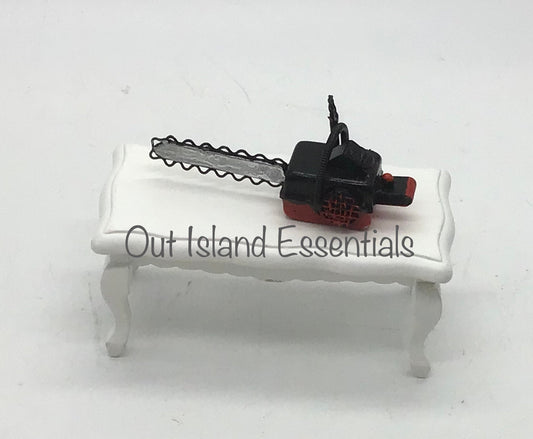 1:12 Scale Dollhouse Miniature Chain Saw Tool