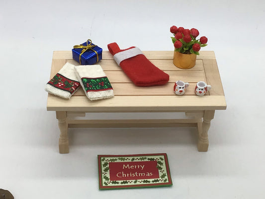 Miniature Christmas Mugs I Miniature 1:12 Scale Cozy Christmas Decorative Mugs I Miniature Christmas Decor