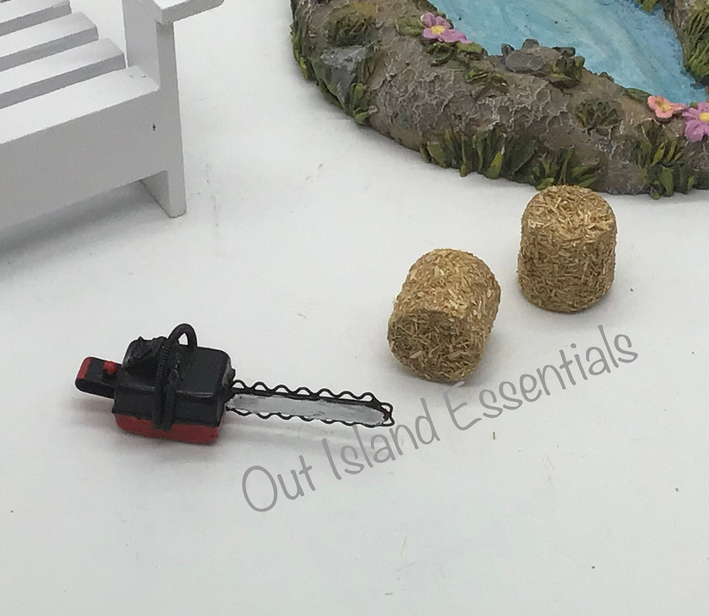 1:12 Scale Dollhouse Miniature Chain Saw Tool