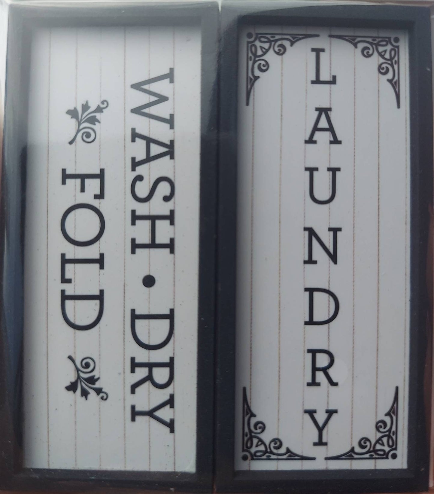 Miniature Wall Signs I Miniature Laundry Room Signs I Miniature  Dollhouse Signs I 1:12 Scale