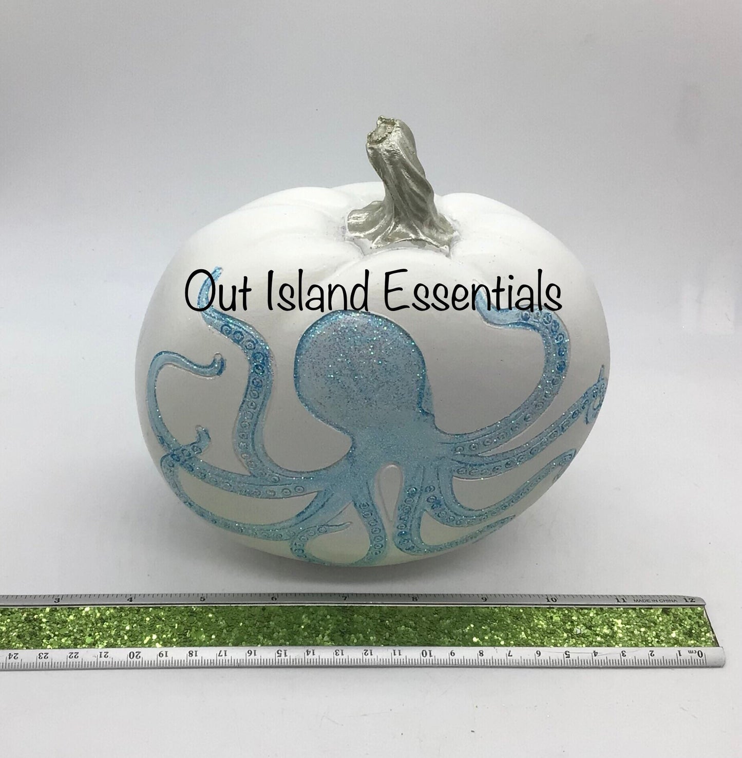 Coastal Fall Pumpkin I Coastal Thanksgiving I Coastal Thanksgiving Decor I Fall Octopus Pumpkin