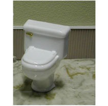 1 Pc. Miniature Bathroom Toilet 1:12 Scale