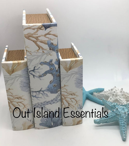 Secret Coastal Book Box I God Box I Jewelry Box I Secret Cash Box I Blessing Box I Prayer Box I Coastal Secret Box