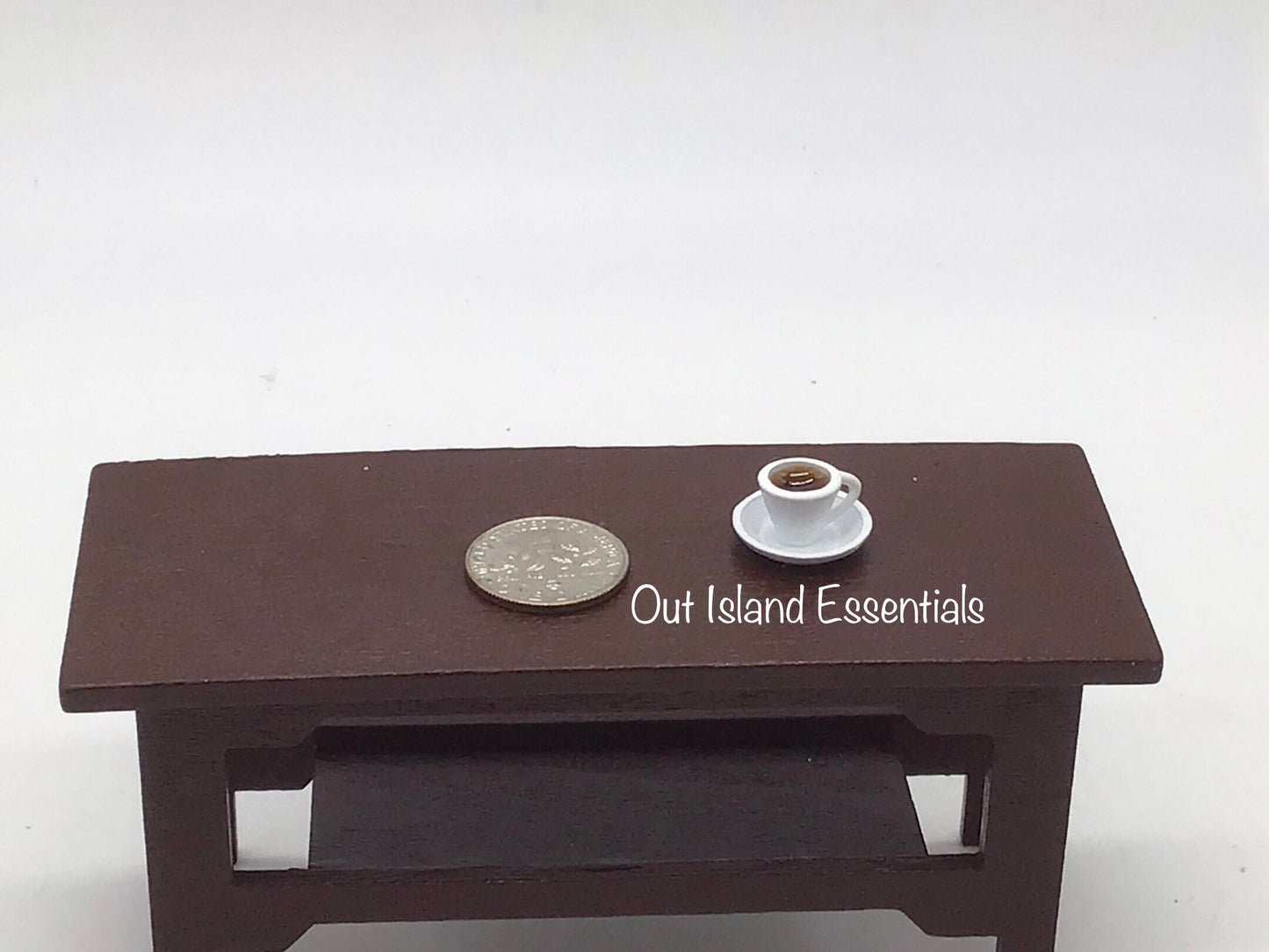 1 Pc. Dollhouse Miniature Hot Coffee