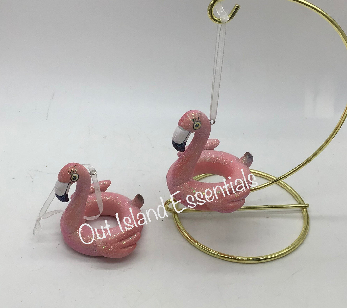 Christmas Flamingo Ornament , Floaty Flamingo Ornament