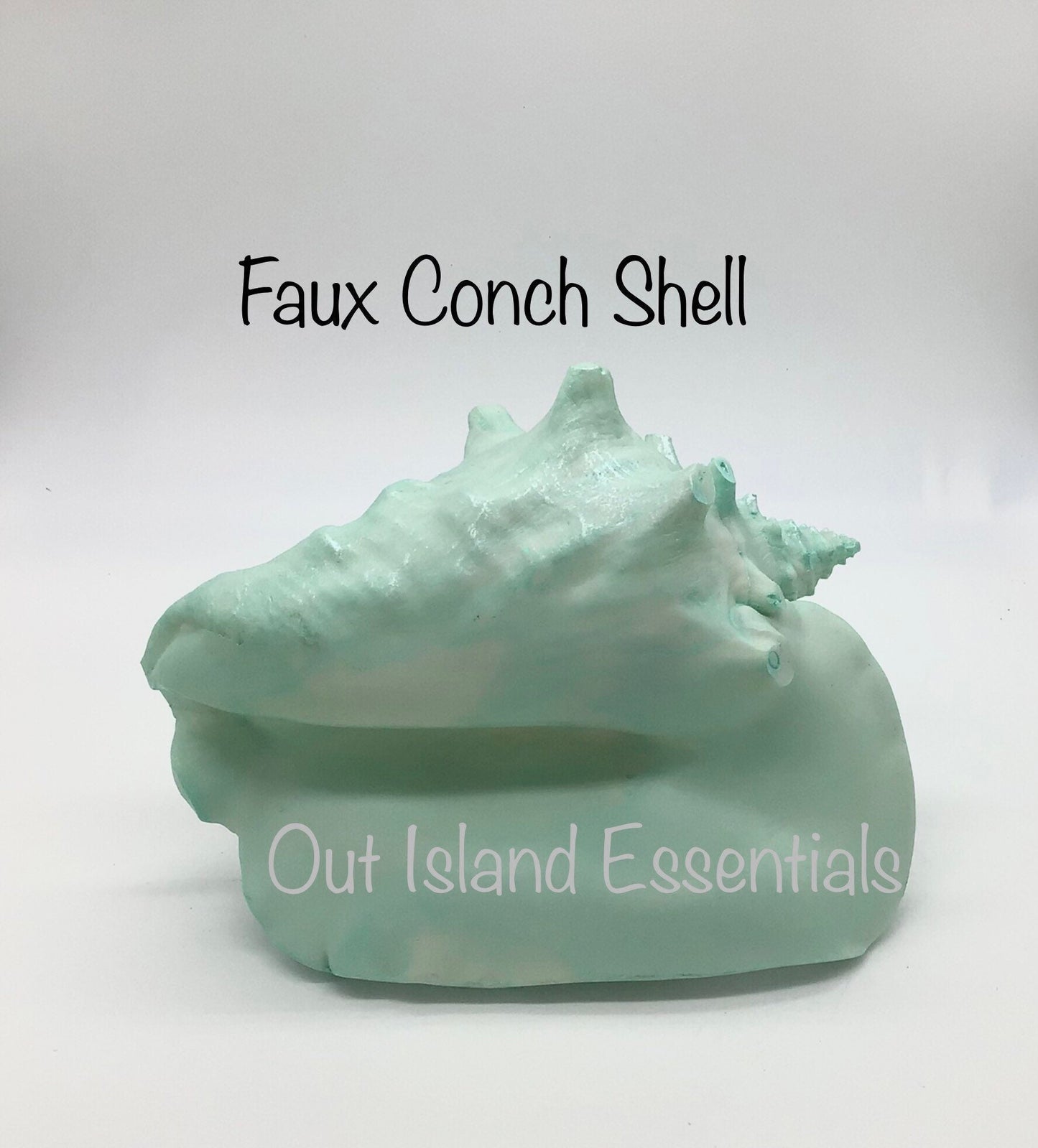 Resin Conch Shell I Resin Seashells I Eco-Friendly Seashells I Faux Conch Shell