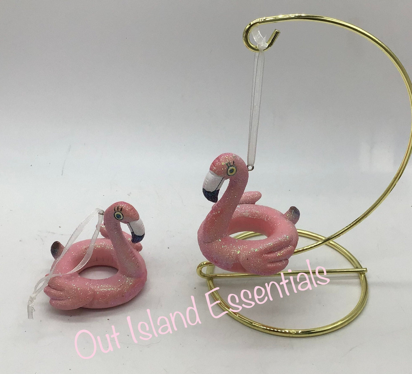 Christmas Flamingo Ornament , Floaty Flamingo Ornament