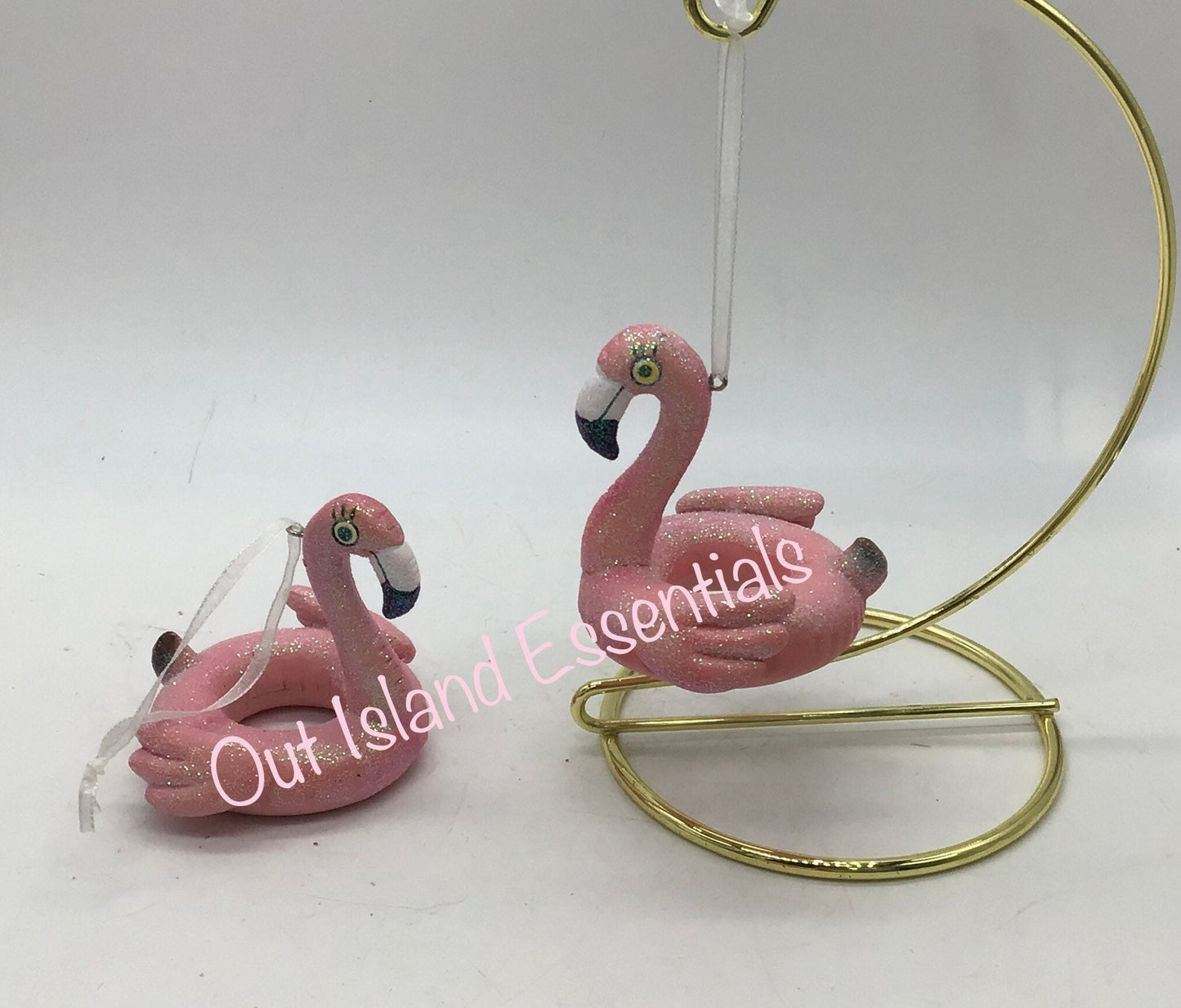 Christmas Flamingo Ornament , Floaty Flamingo Ornament