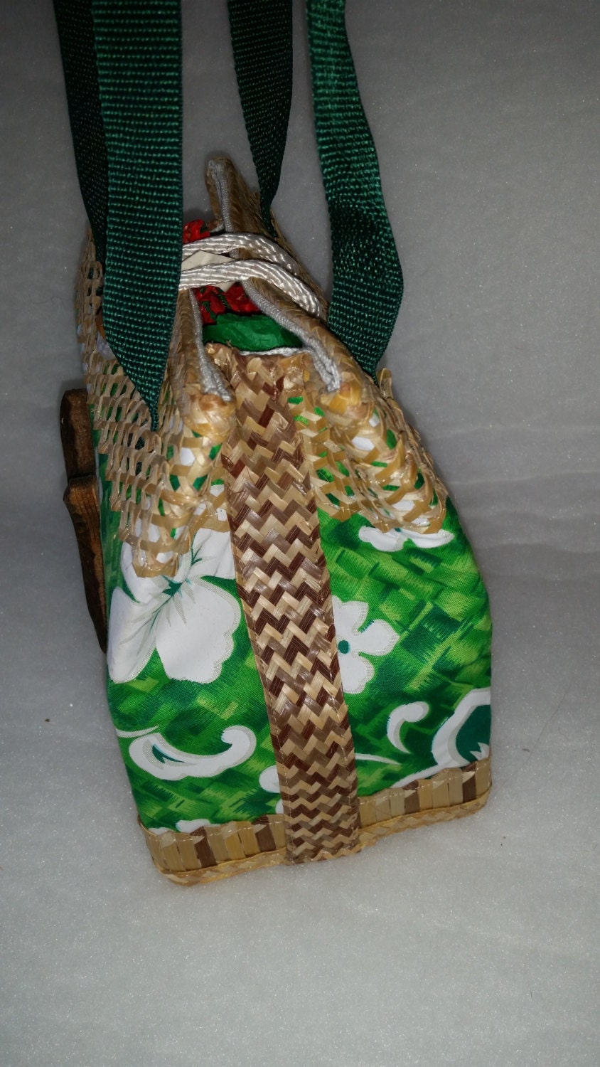 Bahamian Straw Handbag and Mini Wallet